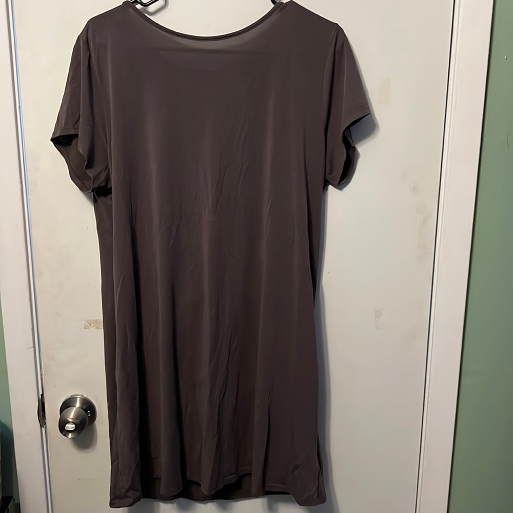Gray/brown t shirt dress